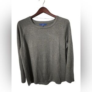 APT.9 Women Grey Sparkle Sweater Size XL